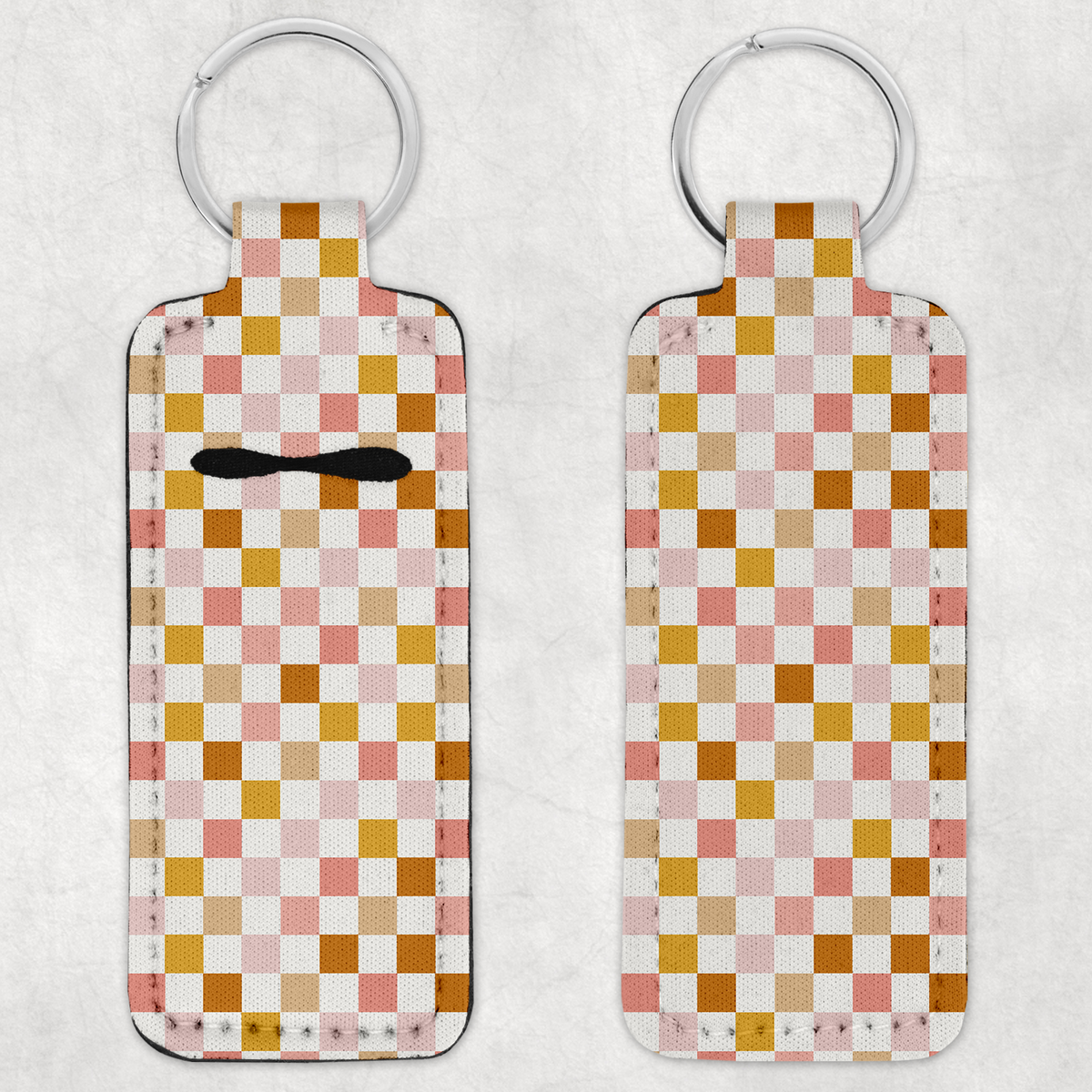 Boho Checkerboard Lip Balm Holder