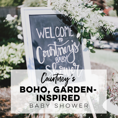A Boho, Garden-Inspired Baby Shower